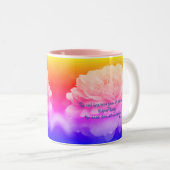 Soul und Geist Rumi Inspiration Zitat Zweifarbige Tasse (VorderseiteRechts)