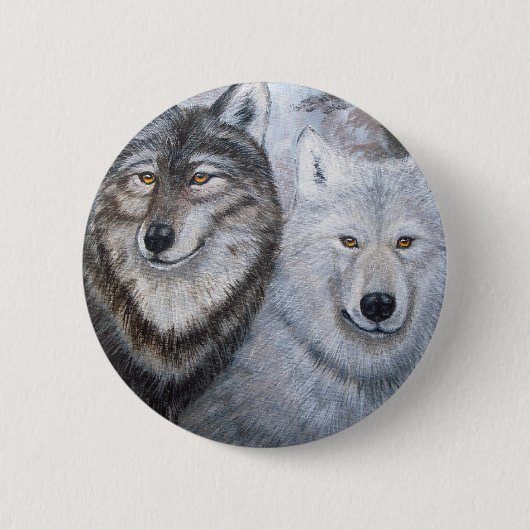 Soul verbindet Wölfe Button (Vorderseite)