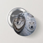 Soul verbindet Wölfe Button (Vorne & Hinten)