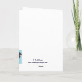 Soul verbundener Herz-Pferdekopf Karte (Rückseite)