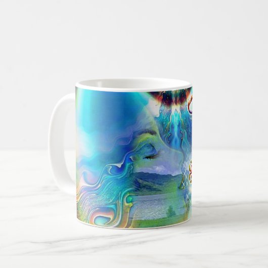 Soul Vibrationen Kaffeetasse (Vorderseite Links)