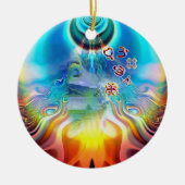 Soul Vibrationen Keramik Ornament (Vorne)