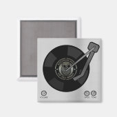 Soul-Vinyl auf Turntable Magnet (Vorderseite/Rückseite)