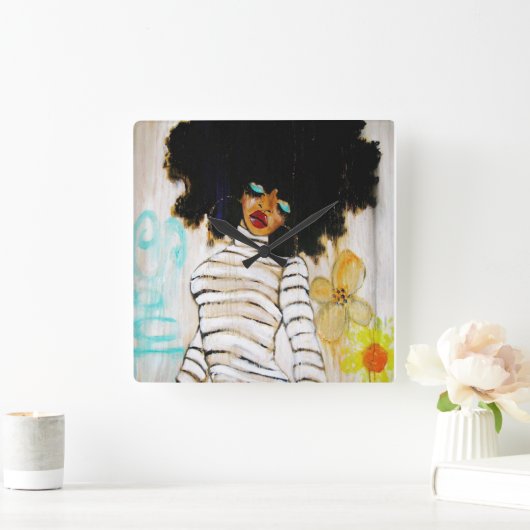 SOUL Wall Clock Quadratische Wanduhr (Zuhause)