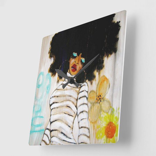 SOUL Wall Clock Quadratische Wanduhr (Winkel)