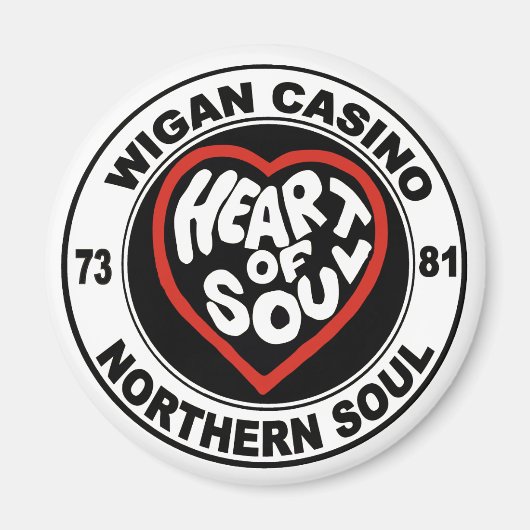 Soul Wigan Casino Magnet (Vorne)