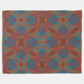 Soul zentriert Mandala Fleecedecke (Vorderseite (Horizontal))