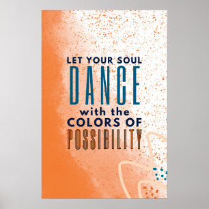 Soul Zitat - Inspiration und Motivierend Zitat Poster