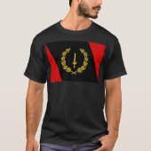 Soulaan-Flagge 'Gekrönt im Kampf'-Statement T-Shirt (Vorderseite)