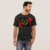 Soulaan-Flagge 'Gekrönt im Kampf'-Statement T-Shirt (Vorne ganz)