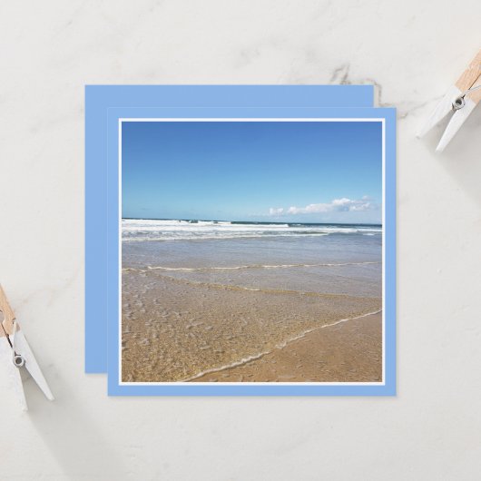 Soulac Sur Mer Beach in Frankreich Karte (Vorderseite/Rückseite Beispiel)