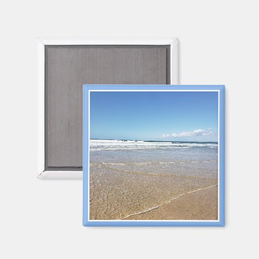 Soulac Sur Mer Beach in Frankreich | Küste Magnet (Vorderseite/Rückseite)