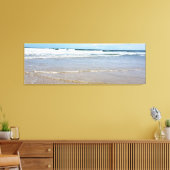 Soulac Sur Mer | Küstenstrand in Frankreich Leinwanddruck (Insitu (Wohnzimmer))