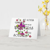 Soulard Mardi Gras 2011 Karte (Gelbe Blume)