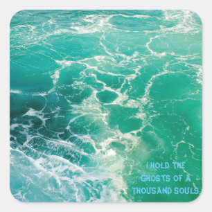 Soule des Meeres 2 Quadratischer Aufkleber