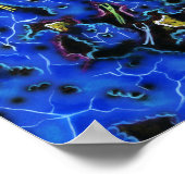 Soule, die Abstrakte Kunst in den Himmel bringen Poster (Ecke)