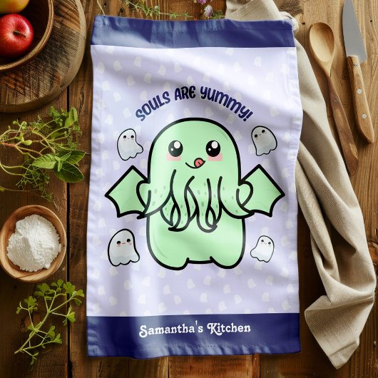 Soule sind Yummy Niedlich Cthulhu Geschirrtuch