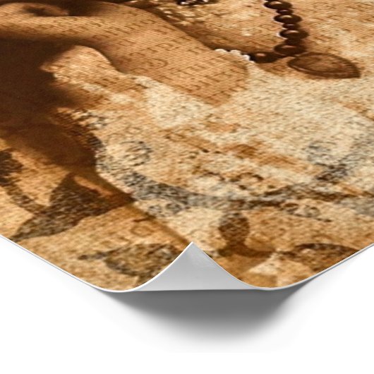 Soulful Eyes Art Poster (Ecke)