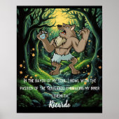 Soulful Rougarou Stärke Inspiration Poster (Vorne)