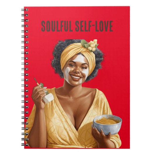 Soulful-Self-Liebe-Notebook Notizblock (Vorderseite)