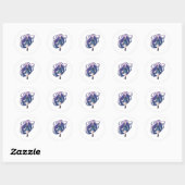 Soulmate 2D Runder Aufkleber (Blatt)