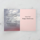 Soulmate California Sunset Anniversary Card Dankeskarte (Innenseite)