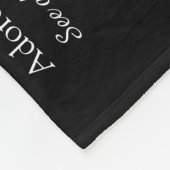 Soulmate Definition Elegantes Script Liebe Herz Fleecedecke (Ecke)