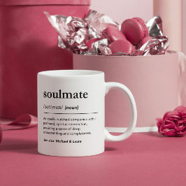 Soulmate-Definition-individuelle Name-Wörterbuch Kaffeetasse
