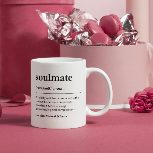Soulmate-Definition-individuelle Name-Wörterbuch Kaffeetasse
