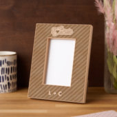 Soulmate Engraved Wood Laser Etched Picture Frame Geätzte Rahmen (Linke Ecke)