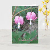 Soulmates-Herz-Karte Karte (Gelbe Blume)