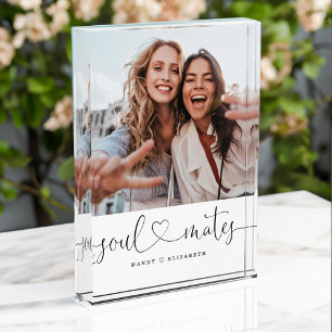 Soulmates Script Best Friends Geschenke Foto Keepa