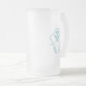 Soulrend Schädelstein Mattglas Bierglas (VorderseiteRechts)