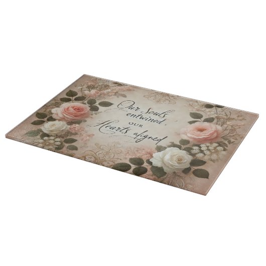 Souls Entwine AI art Schneidebrett (Ecke)