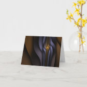 Souls Essence Abstrakt Notecard Karte (Gelbe Blume)