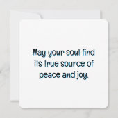 Souls Verdienst Karte (Rückseite)