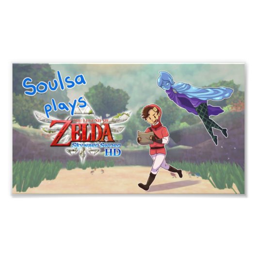 Soulsa spielt Skyward Sword HD Foto Print (Vorne)