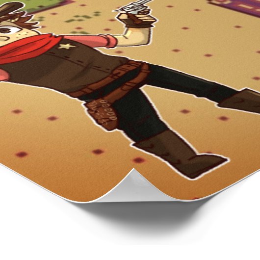 Soulsa und das Prarie King Poster Paper (Matte) (Ecke)