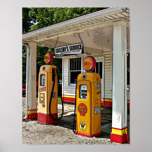 Soulsby's Gas Station Poster (Vorne)
