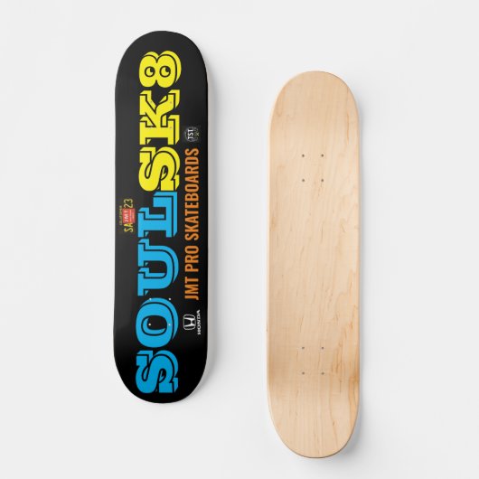 SOULSK8 Skateboard, 7¾ Zoll Deck Skateboard (Vorderseite)