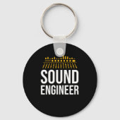 Sound Audio Engineer Music Producer Schlüsselanhänger (Vorderseite)