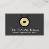 Sound Bath Therapy Gong Visitenkarte (Vorderseite)
