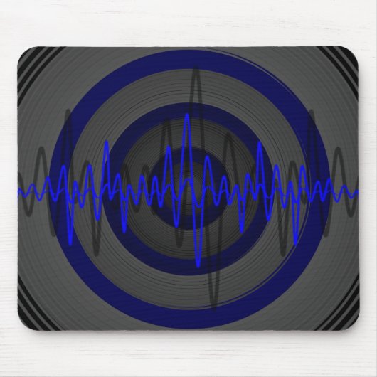 Sound Blue Dark Mousepad (Vorne)