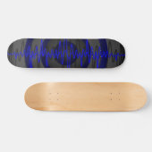 Sound Blue Dark Skateboard (Horizontal)