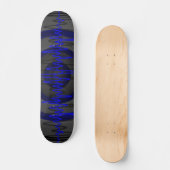 Sound Blue Dark Skateboard (Vorderseite)