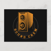 SOUND CREW LAUTSPRECHER Audio Specialist Audio Postkarte (Vorderseite)