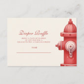 Sound der Alarm-Baby-Duschdiapper-Raffle Begleitkarte (Vorderseite)