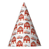 Sound der Alarm-Feuerwagen Geburtstag Partyhütchen (Vorderseite)