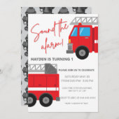 Sound der Alarm-Feuerzeug Geburtstagseinladung Feiertagskarte (Vorne/Hinten)