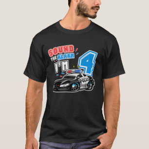 Sound der Alarm I M 4 Funny Birthday Family Polize T-Shirt